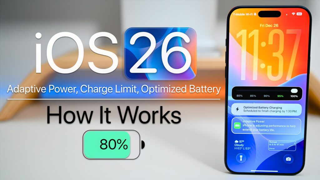 Adaptive charging AI smartphone battery health optimization 2026