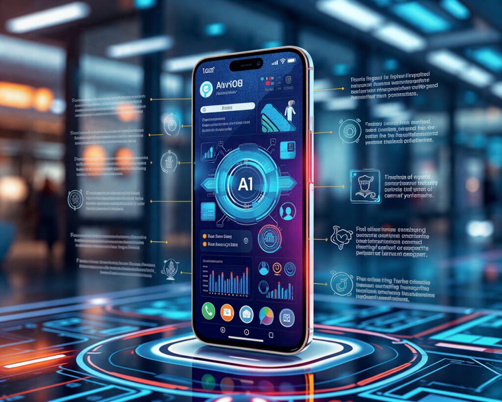 Adaptive smartphone interface with AI personalization features 2026