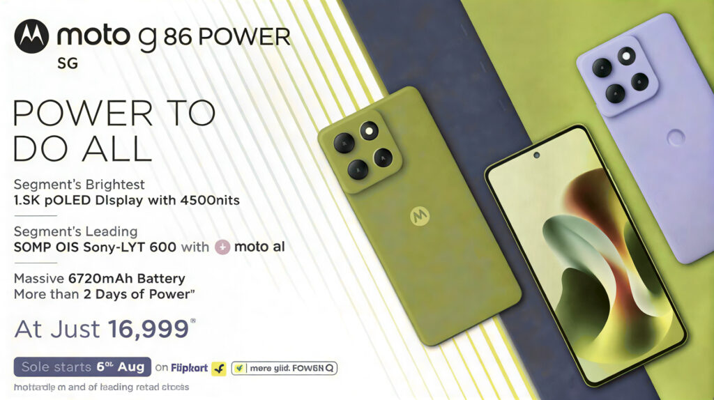 Motorola Moto G AI Power smartphone battery AI features