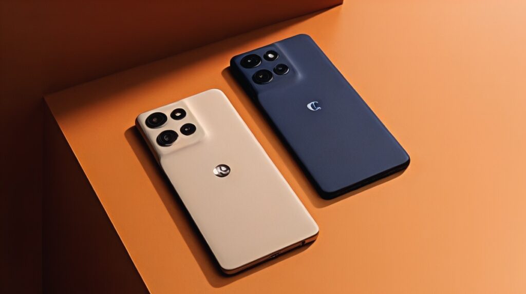 Motorola Moto G Power smartphone showing extended battery life during study