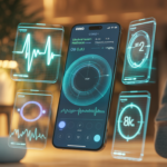 AI smartphone health monitoring in 2026 measuring heart rate, stress levels, and sleep quality