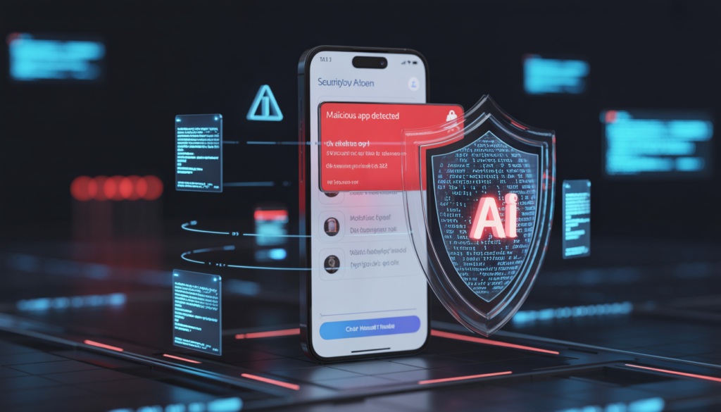 AI app malware detection smartphones 2026 warning about fake app installation