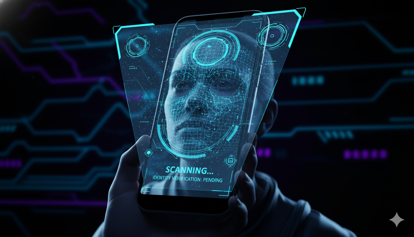 AI biometric security smartphones 2026 face recognition identity protection