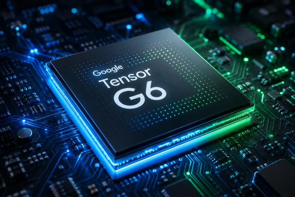 Google Tensor G6 chipset powering Pixel 11 series 2026